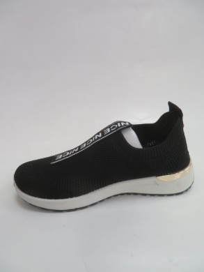 Buty sportowe damskie na płaskim (36-41) 206 BLACK