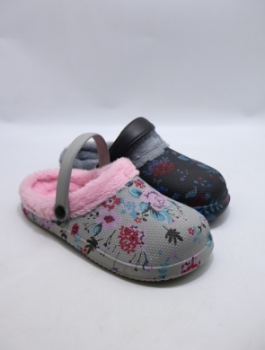 Kroksy damskie ocieplane (37-42) W5113 MIX
