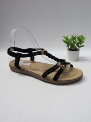 Sandały damskie na płaskim (36-41) FY6620 BLACK