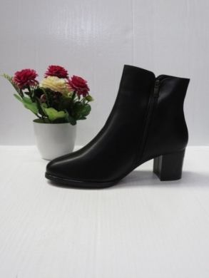 Botki damskie ocieplane na obcasie (36-41) X3707 BLACK