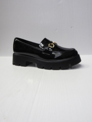Mokasyny damskie na koturnie (36-41) 888-620A BLACK