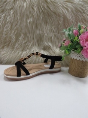 Sandały damskie na płaskim (36-41) FY6880 BLACK