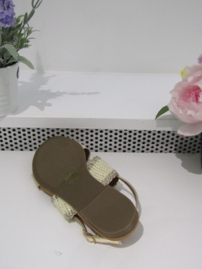 Sandały damskie na płaskim (36-41) 8095 BEIGE