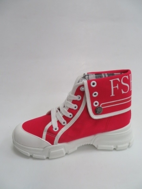 Trampki damskie na płaskim (36-41) 2012-7 RED