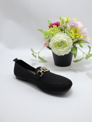 Mokasyny damskie na płaskim (36-41) 2893 BLACK