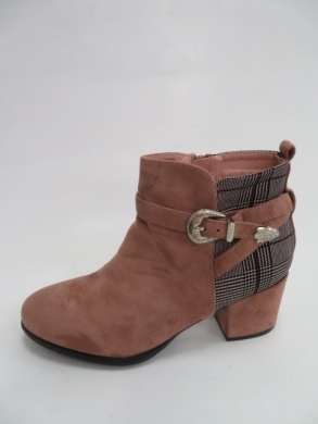 Botki damskie jesienne na obcasie (36-41) 1919 PINK
