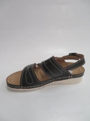 Sandały damskie na koturnie (36-41) 1103 BLACK
