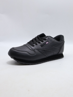 Buty sportowe damskie na płaskim (36-41) D82-2 BLACK