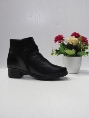Botki damskie ocieplane na obcasie (37-42) AT3009 BLACK