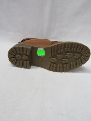 Botki damskie na płaskim (36-41) 88312 CAMEL