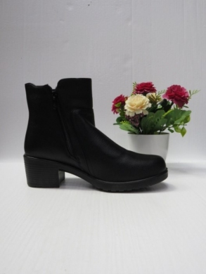 Botki damskie ocieplane na obcasie (36-41) JF-53 BLACK
