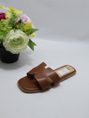 Klapki damskie na płaskim (36-41) F60 CAMEL