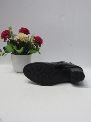 Botki damskie ocieplane na obcasie (36-42) FDL112 BLACK