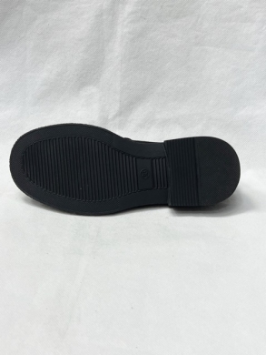 Mokasyny damskie na płaskim (36-41) 3223C BLACK