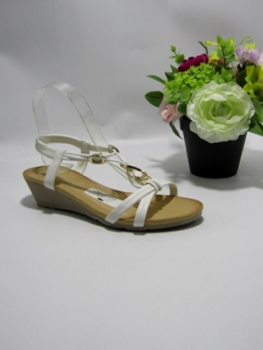 Sandały damskie na koturnie (36-41) FY7056 WHITE