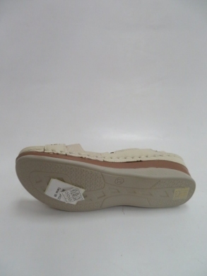 Sandały damskie na koturnie (36-41) 0-11 BEIGE