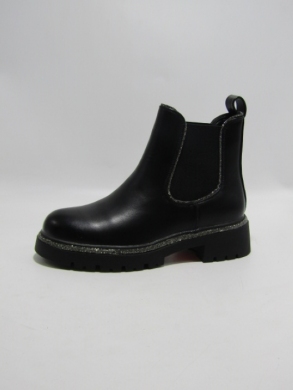 Botki damskie na płaskim (36-41) 9550A BLACK