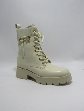 Botki damskie na płaskim (36-41) QH7819 BEIGE