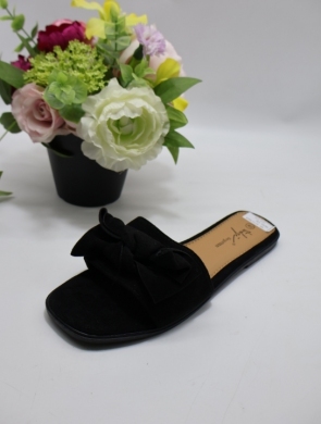 Klapki damskie na płaskim (36-41) WL-11 BLACK