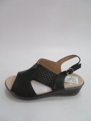 Sandały Damskie na koturnie (36-41) 6056-9 BLACK/GREY