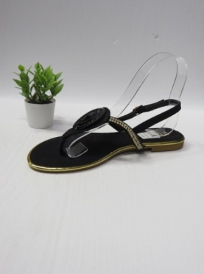 Sandały damskie na płaskim (36-41) 014-26 BLACK