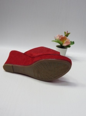 Klapki damskie na koturnie (36-41) B03 RED