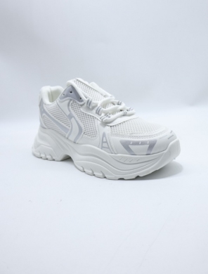 Sneakersy damskie (36-41) WW100 WH/SILVER