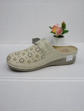Klapki damskie na koturnie (39-43) DJH1-5 BEIGE