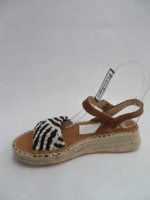 Sandały damskie na koturnie (36-41) LS5217 BLACK