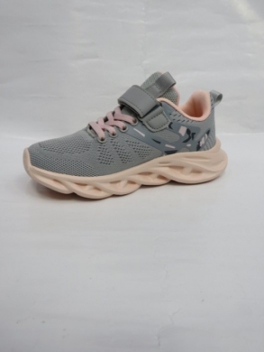 Buty sportowe dziewczęce (32-37) EC218 GREY/PINK