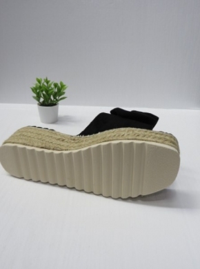 Klapki damskie na koturnie (36-41) 9003-165 BLACK