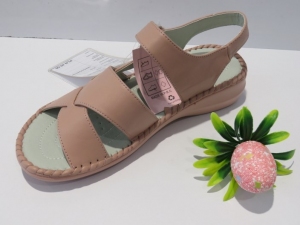 Sandały damskie na koturnie (36-41) SL2213-28 PINK