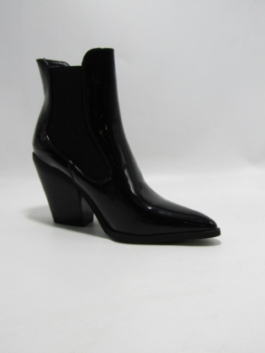 Botki damskie ocieplane na obcasie (36-41) BH 326 BLACK