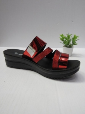 Klapki damskie na koturnie (36-41) 999-25 RED