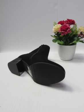 Botki damskie ocieplane na obcasie (36-41) XPL-2320 BLACK