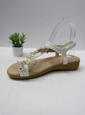 Sandały damskie na płaskim (36-41) AC-5-3 WHITE