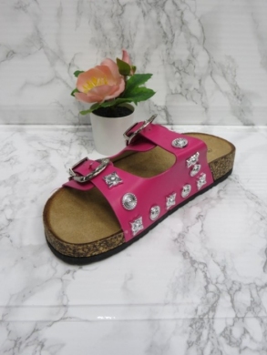 Klapki damskie na płaskim (36-41) LS078 FUCHSIA
