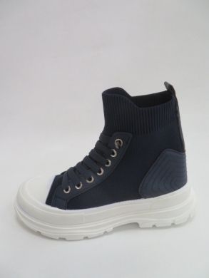Trampki damskie na koturnie (36-41) 2622 NAVY
