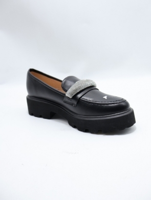 Mokasyny damskie na płaskim (36-41) B2727 BLACK