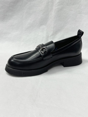 Mokasyny damskie na płaskim (36-41) 3203 BLACK
