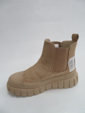 Botki damskie jesienne na płaskim (36-41) 3921-1 KHAKI