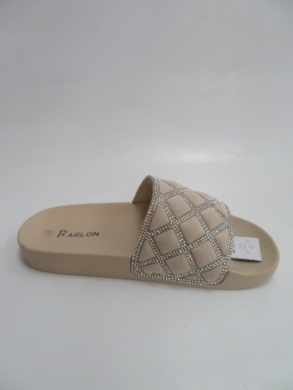 Klapki damskie na płaskim (36-41) RS-70 BEIGE