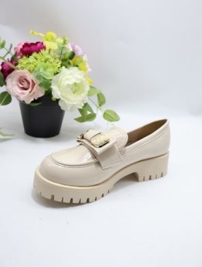Mokasyny damskie na płaskim (36-41) 5035 BEIGE