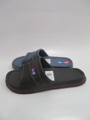 Basenówki Męskie (41-46) H644 BLACK+NAVY