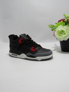 Buty sportowe młodzieżowe (36-41) D660-S BLACK/GREY/RED