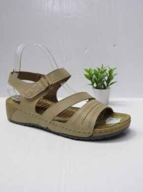 Sandały damskie na koturnie (36-41) B0233 BEIGE