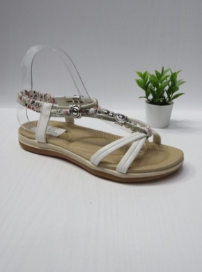 Sandały damskie na płaskim (36-41) FY6926 WHITE