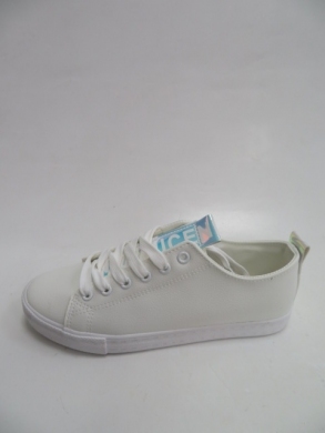 Tenisówki damskie na płaskim (36-41) LA70 WHITE