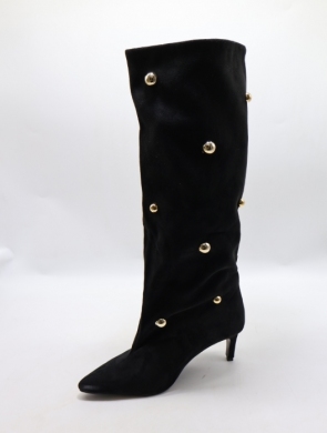 Kozaki damskie na szpilce (36-41) 52173 BLACK