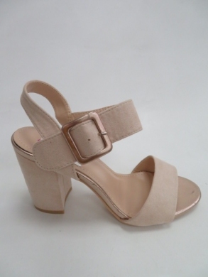 Sandały Damskie na obcasie (36-41) 77-45 BEIGE